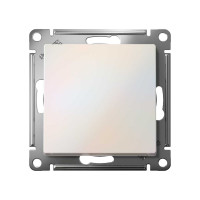 Механизм переключателя 1-клавишный Systeme Electric (Schneider Electric) ATLAS DESIGN, сх.6, 10 АХ, жемчуг, арт. ATN000461