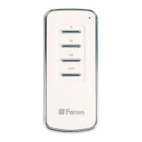 Дистанционный выключатель FERON TM74 230V 1000W 4-х канальный 30м с пультом управления, белый 23263