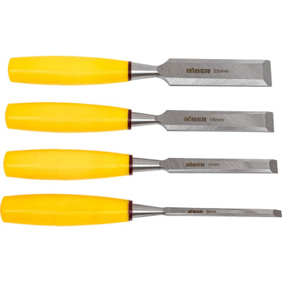 Набор стамесок с пластиковой ручкой Biber 85061 тов-084736