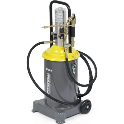 Мобильный нагнетатель солидола с пневмоприводом KraftWell KRW1798.PN