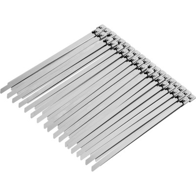 Хомуты СИБРТЕХ, 150 х 4,6 мм, нержавеющая сталь, 50 шт 45593