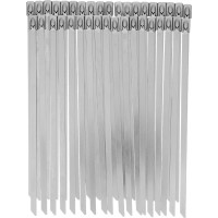 Хомуты СИБРТЕХ, 150 х 4,6 мм, нержавеющая сталь, 50 шт 45593