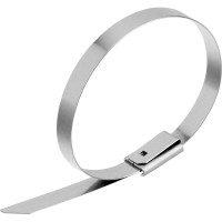 Хомуты СИБРТЕХ, 150 х 4,6 мм, нержавеющая сталь, 50 шт 45593