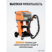 Споттер (220В / 380В, 50 Гц, 51А / max 4600А / 5200А) WIEDERKRAFT WDK-7000