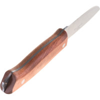 Нож туриста FIT IT нержавеющая сталь, деревянная ручка, лезвие 105 мм 10730