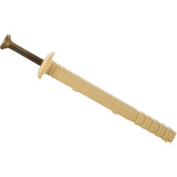 Дюбель-гвоздь Tech-Krep 6х60 грибовидная манжета, нейлон 12 шт - пакет 102939