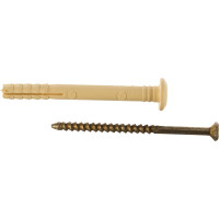 Дюбель-гвоздь Tech-Krep 6х60 грибовидная манжета, нейлон 12 шт - пакет 102939