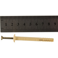 Дюбель-гвоздь Tech-Krep 6х60 грибовидная манжета, нейлон 12 шт - пакет 102939