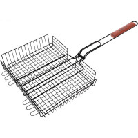 Решетка для барбекю Пикничок Русская 280х222х50мм, глубокая 401-730