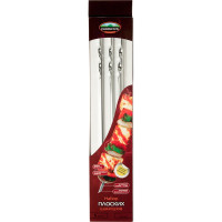 Набор плоских шампуров Пикничок, 6 штук в блистере 401-597