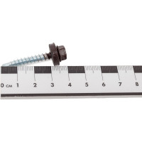 Кровельный саморез SWFS RAL-8017 ZP 4,8х35, 250шт тов-046982