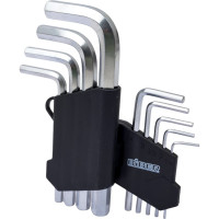 Набор имбусовых коротких ключей CRV 1.5-10мм Biber 90503 тов-085696