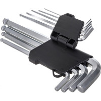 Набор имбусовых средних ключей с шариком CRV 1.5-10мм Biber 90505 тов-085698