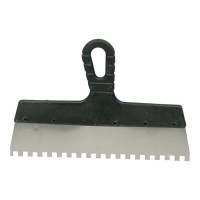 Фасадный зубчатый шпатель (300 мм, нержавеющая сталь, 8 мм) Biber 35233 тов-169784