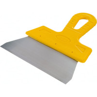 Фасадный шпатель (150 мм, нержавеющая сталь, желтая ручка) Biber МАСТЕР 35175 тов-176002