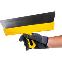 Фасадный шпатель (350 мм, нержавеющая сталь, желтая ручка) Biber МАСТЕР 35178 тов-176005