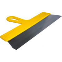 Фасадный шпатель (350 мм, нержавеющая сталь, желтая ручка) Biber МАСТЕР 35178 тов-176005