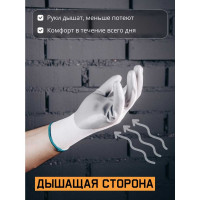 Маслобензостойкие перчатки Jeta Safety с нитриловым покрытием (МБС), р.XL/10/ JN011-XL