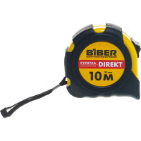 Рулетка (обрезиненный корпус, 10 м х 25 мм) Biber DIREKT 40105 тов-054502