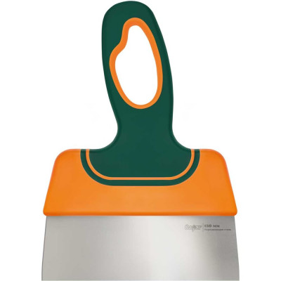 Фасадный шпатель (нержавеющая сталь, двухкомпонентная ручка, 150 мм) ВАРЯГ 35226 тов-153467