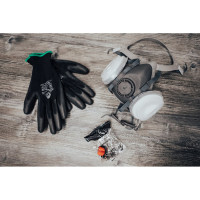 Перчатки для точных работ Jeta Safety 3 пары, с полиуретановым покрытием, разм.XL/10 JP011b-XL