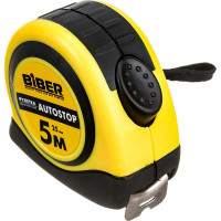 Рулетка (обрезиненный корпус, 5 м х 25 мм) Biber AUTOSTOP 40073 тов-173003
