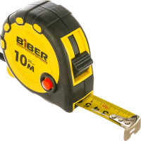 Рулетка (обрезиненный корпус, 10 м х 25 мм) Biber STANDART 40095 тов-173014