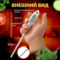 Цифровой термометр МЕГЕОН 26400 к0000013380
