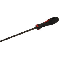 Круглый напильник с ручкой PVC (200 мм, насечка №1 грубая) BAUM 3741200