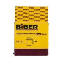 Скобы прямоугольные Тип 140 (1000 шт; 6 мм) Biber 85821 тов-075410