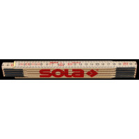 Складной метр (2 м, береза) SOLA H 2/10 53010201