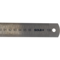 Стальная линейка 1000 мм SOLA LSB 1000 56104701