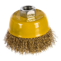Щетка крацовка чаша (75 мм; М14) для УШМ Biber 70970 тов-076241
