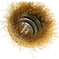 Щетка крацовка чаша (75 мм; М14) для УШМ Biber 70970 тов-076241