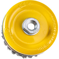 Щетка крацовка чаша витая (100 мм; М14) для УШМ Biber 70976 тов-076221