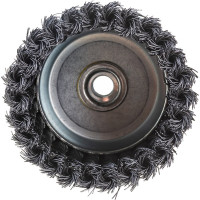Щетка крацовка чаша витая (100 мм; М14) для УШМ Biber 70976 тов-076221