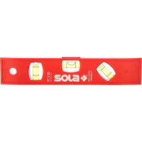 Пластиковый уровень, L=20 см, 3 глазка SOLA PT 5 01430201