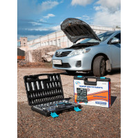 Набор инструмента (94 предмета, 1/2 1/4 DR, CrV) AUTOVIRAZH AV-212094