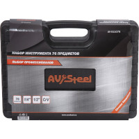 Профессиональный набор инструментов AV Steel 76 предметов AV-011076