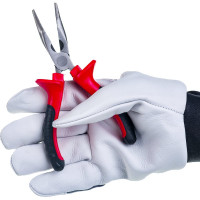 Удлиненные изогнутые плоскогубцы, 160 мм Top Tools 32D114