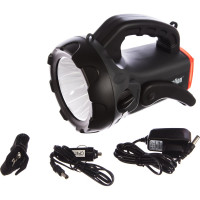 Аккумуляторный фонарь Camelion 2931R2 220В/12В, карбон, 10W CREE LED, 4В 4Ач, пластик, коробка 11459