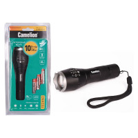 Фонарь Camelion LED5136 черный, LED XML-T6, ZOOM, 5 режимов, 3XLR03 в комплекте, алюминий, блистер 12971