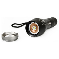Фонарь Camelion LED5136 черный, LED XML-T6, ZOOM, 5 режимов, 3XLR03 в комплекте, алюминий, блистер 12971