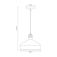 Подвесной светильник Camelion PL-425L C62 черный+медь, Amsterdam, E27, 60Вт, 230В, металл 13029