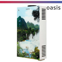 Газовый проточный водонагреватель Oasis Glass 20 VG