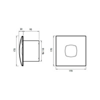 Вентилятор CATA SILENTIS 12 8422248016971