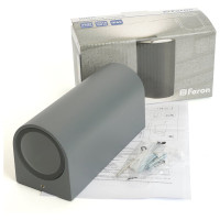 Садово-парковый светильник FERON DH015 230V без лампы 2хGU10 серый 11884