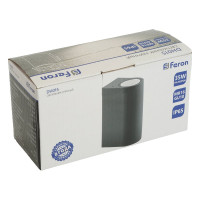 Садово-парковый светильник FERON DH015 230V без лампы 2хGU10 серый 11884
