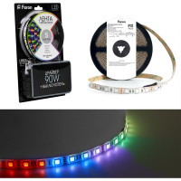 Светодиодная лента с драйвером FERON LS606 90Вт 60SMD5050/м 14.4Вт/м 12V 5000*10*2,32мм RGB 27706