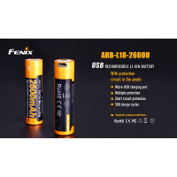 Аккумулятор Fenix 18650 с разъемом для USB ARB-L18-2600U